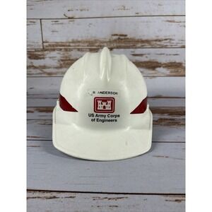 Vintage Bullard Hard Boiled Hard Hat US Army Corps of Engineers 302RT White